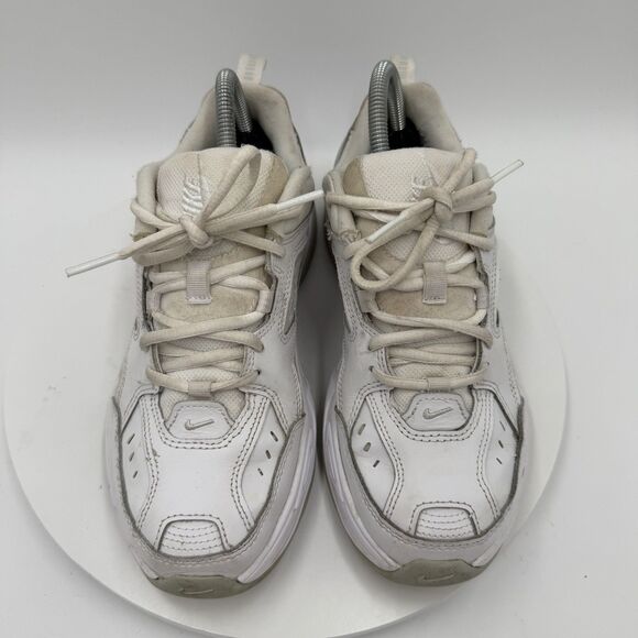 Nike M2K Tekno Women's 8.5 Chunky Sneakers Running Trainers White AO3108-100 - Picture 3 of 8